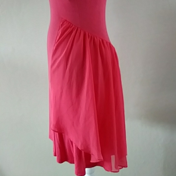 Anthro Pins&Needles tank dress w/sheer overlay - Picture 6 of 8